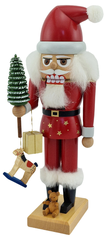 Nußknacker Santa Claus mit Tannenbaum