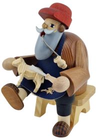 Räuchermännchen Holzschnitzer -Die Bärtigen-