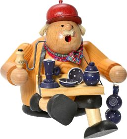 Kantenhocker Geschirrhändler -Die Dicken- Kantenhocker Geschirrhändler -Die Dicken-