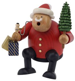 Kantenhocker Weihnachtsmann mit Tannenbäumchen Kantenhocker Weihnachtsmann mit Tannenbäumchen