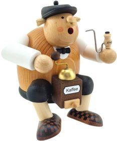 Räuchermann Kantenhocker Kaffeesachse - Die Dicken