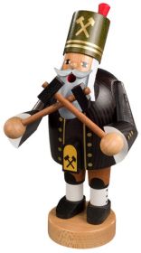 Räuchermann Bergmann mit Hammer und Schlägel - die Bärtigen Räuchermann Bergmann mit Hammer und Schlägel - die Bärtigen
