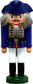 Korporal in blauer Uniform