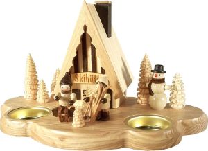 Teelichthalter Rauchhaus Skihütte