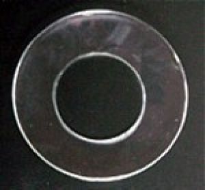Lichtmanschette mit glattem Rand für Teelichte