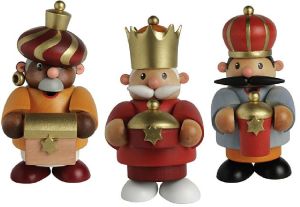 Räuchermännchen Heilige 3 Könige mini -Kleine Kerle- Räuchermännchen Heilige 3 Könige mini -Kleine Kerle-