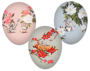 Ostereier 3er Set - Serie Disney Frühlingslieblinge, 15cm Ostereier 3er Set - Serie Disney Frühlingslieblinge, 15cm
