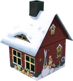 Räucherhaus Wintermotiv