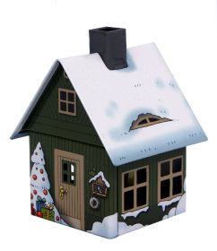 Räucherhaus Weihnachtsmotiv
