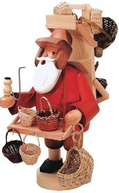 Räuchermännchen Korbhändler, groß -die Bärtigen- Räuchermännchen Korbhändler, groß -die Bärtigen-
