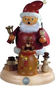 Räuchermann auf Sockel Weihnachtsmann