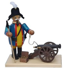 Räuchermann Kanonier mit Kanone Räuchermann Kanonier mit Kanone