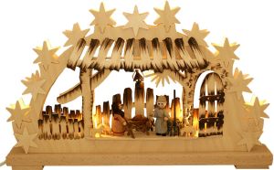3D-Schwibbogen Heilige Nacht, klein 3D-Schwibbogen Heilige Nacht, klein