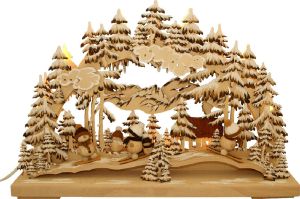3D-Schwibbogen Rutschpartie, klein 3D-Schwibbogen Rutschpartie, klein