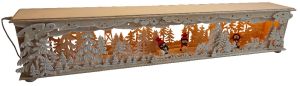 Raumleuchte Schneemänner - rot, groß Raumleuchte Schneemänner - rot, groß
