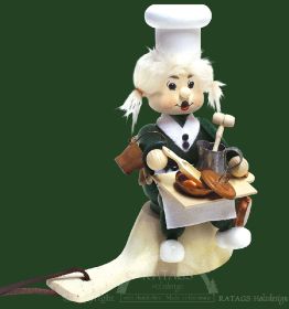 Räuchermännchen Kantenhocker Köchin Räuchermännchen Kantenhocker Köchin