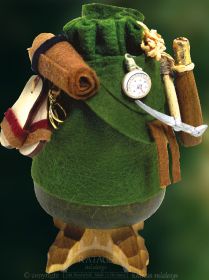 Räucherfigur Räuchersack, grün Räucherfigur Räuchersack, grün