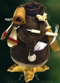 Räucherfigur Räuchersack, braun Räucherfigur Räuchersack, braun