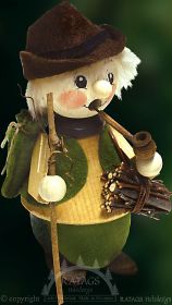 Räuchermann Kurzlatscher - Holzsammler Räuchermann Kurzlatscher - Holzsammler