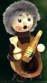 Räuchermann Kurzlatscher - Winzer mit Flasche Räuchermann Kurzlatscher - Winzer mit Flasche