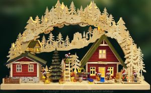 3D-Schwibbogen Weihnachtswerkstatt groß 3D-Schwibbogen Weihnachtswerkstatt groß