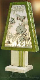Romatikleuchte Schmetterling, natur, olive Romatikleuchte Schmetterling, natur, olive