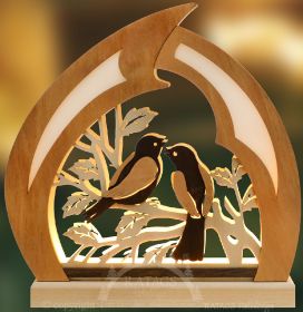 Romantikleuchte Vögelchen, birnbaum Romantikleuchte Vögelchen, birnbaum