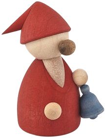 Wichtel mit Glocke, rot Wichtel mit Glocke, rot