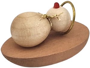 Wiege mit Engelbaby