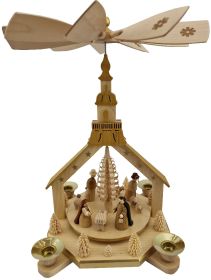 Weihnachtspyramide Kirche, Christi Geburt Weihnachtspyramide Kirche, Christi Geburt