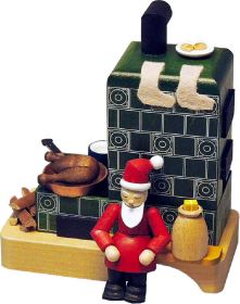 Rauchofen mit Santa Rauchofen mit Santa