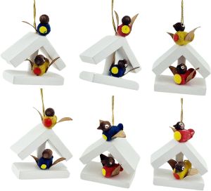 Baumbehang Vogelhaus 6-teilig