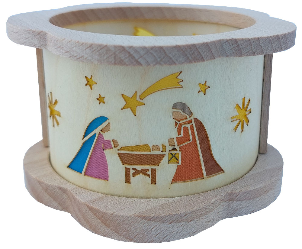 Tischlaterne,  Christi Geburt