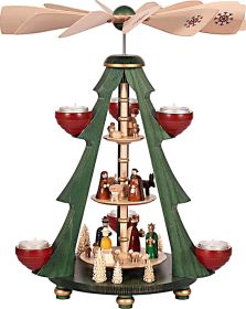 Baumpyramide Christi Geburt, 3-stöckig Baumpyramide Christi Geburt, 3-stöckig