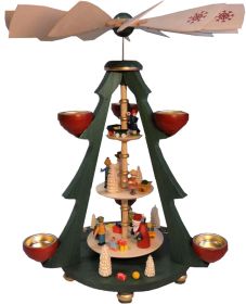 Baumpyramide Bescherung, 3-stöckig Baumpyramide Bescherung, 3-stöckig