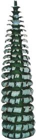 Ringelbaum ohne Stamm - grün/weiß, 2er-Set - 10 cm