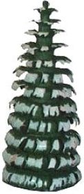 Ringelbaum ohne Stamm - grün/weiß, 2er-Set - 3 cm