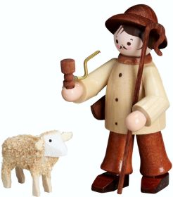 Hirte mit Schaf, natur