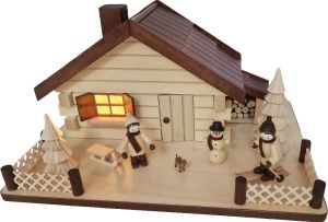 LED- Lichterhaus - Winterkinder