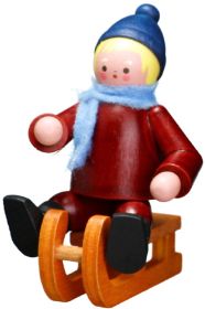 Rodler sitzend-bordo