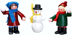 Schneeballwerfer, bunt