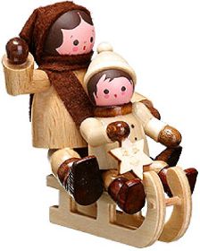 Doppeldecker Mutter mit Kind - natur
