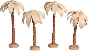 Palmensatz zur Krippe 4er-Set