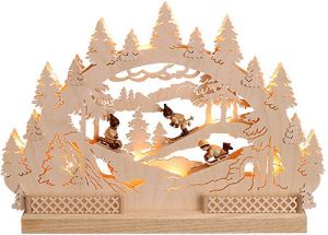 Schwibbogen indirekte Beleuchtung - Winterlandschaft klein