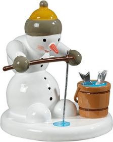 Schneemann - Eisangler