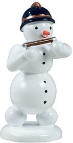 Schneemann mit Pikkoloflöte Schneemann mit Pikkoloflöte