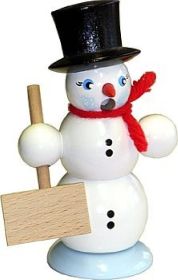 Räuchermann Schneemann mit Schippe Räuchermann Schneemann mit Schippe