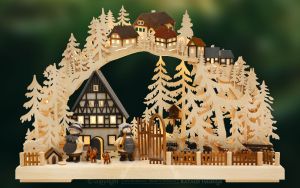 3D-Schwibbogen Fachwerkträume, klein 3D-Schwibbogen Fachwerkträume, klein
