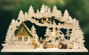 3D-Schwibbogen Waldgänger, groß 3D-Schwibbogen Waldgänger, groß