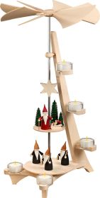 Pyramide L-Form, Bergwichtel und Weihnachtswichtel